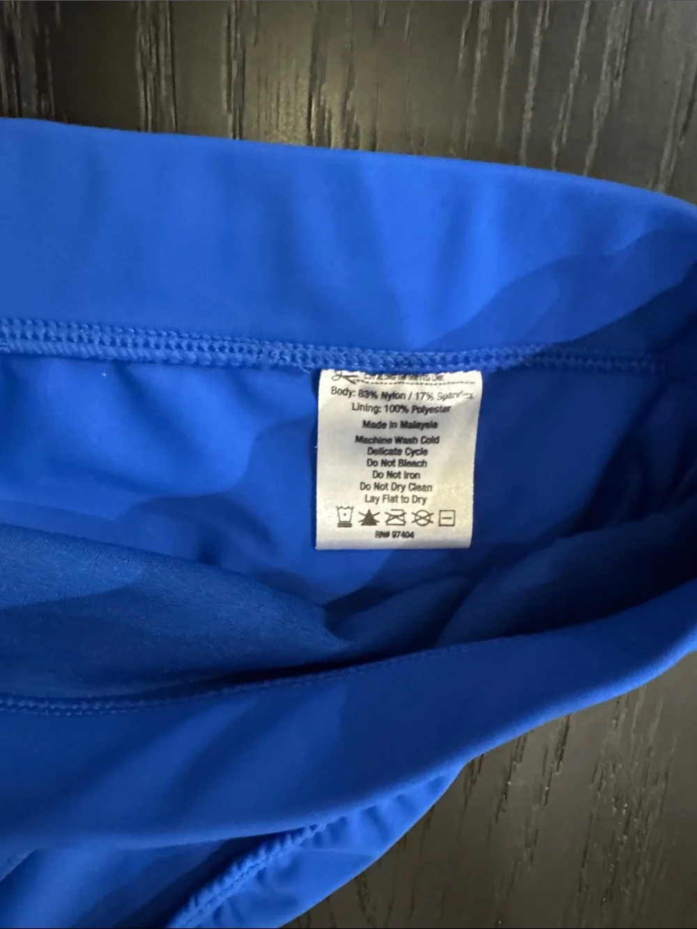 Men's 2xist Royal Blue Rio Swim Brief/speedo with White Drawstring